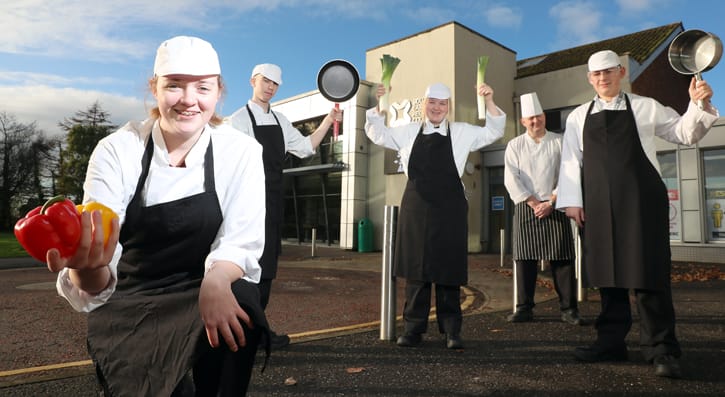 Catering Students and Staff at Newtownards campus